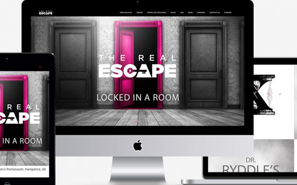 The Real Escape honlaptervezés és webdesign