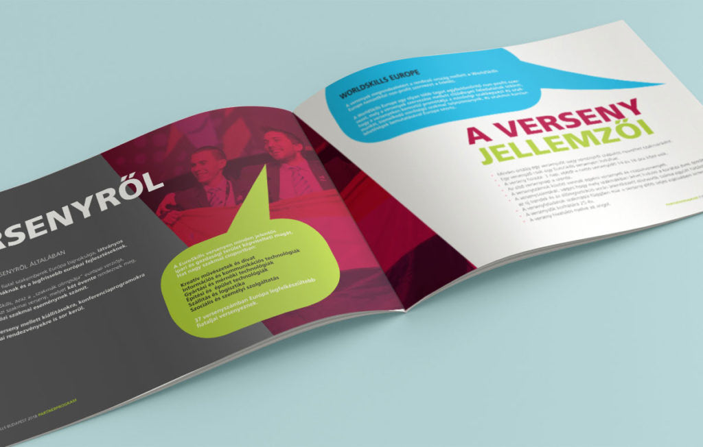 Kiadványtervezés: EuroSkills brosúra