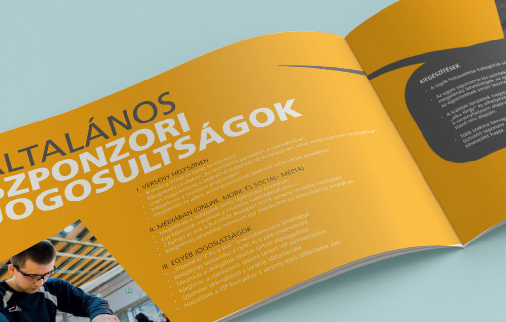 Kiadványtervezés: EuroSkills brossúra