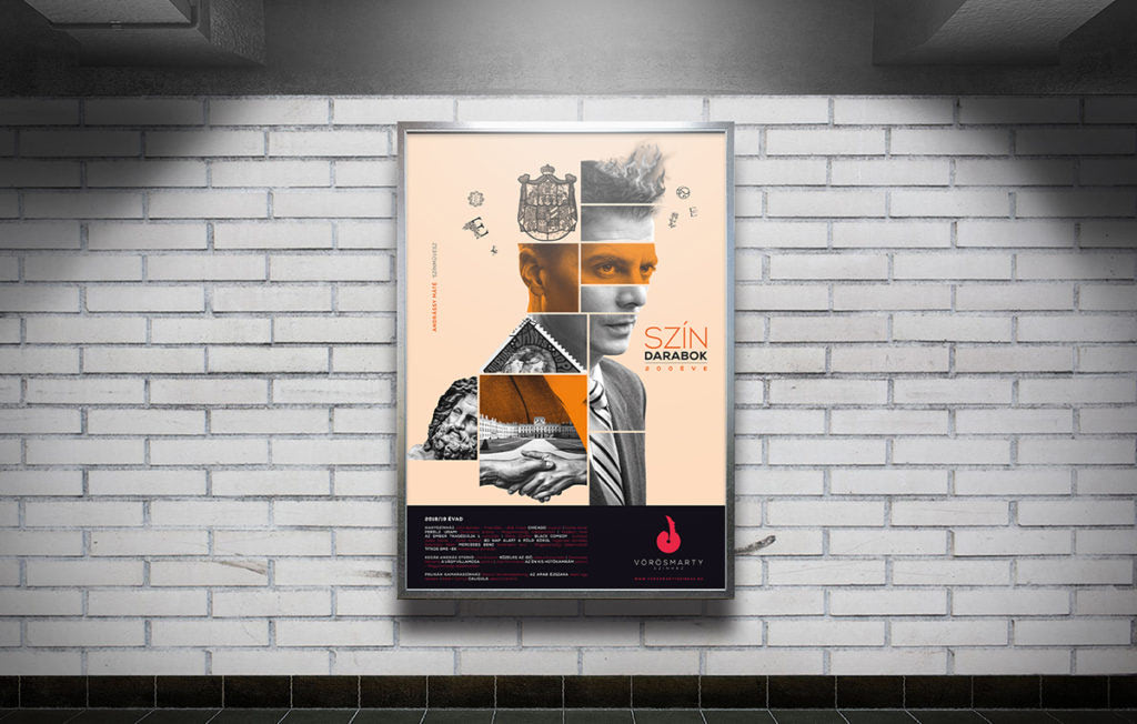 Vörösmarty Színház plakáttervezés