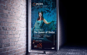 Opera New York-i turné plakáttervezés