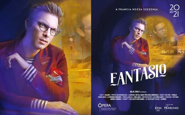 Opera imagekampány plakáttervezés - Fantasio