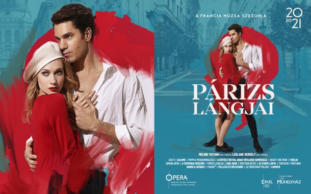 Plakáttervezés, Opera évad 2020/21 imagekampány: Párizs lángjai