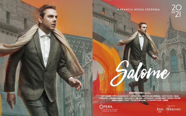 Opera imagekampány plakáttervezés - Salome